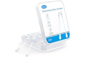 Mebak Piercing Aftercare Swabs, Saline Solution for Piercings,Earring Nose Belly Ear Piercing Cleaner,Keloid Bump Removal Treatment, 50Pcs Swabs for Travel