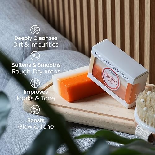 relumins glutathione soap Relumins Glutathione Soap Bars - Deep Cleansing & Hydrating Soap for  Smooth, Refreshed Skin Perfect this Valentines - Gentle Exfoliating Formula  for Face & Body - 2 x 150g Bars in Kenya