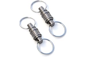BANG TI Titanium Quick Release Keychain Detachable Swivel Key Rings Connector Kit