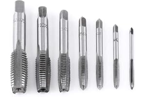 7pcs Metric Thread Steel Tap Tapping Thread Cutting Tool M3 M4 M5 M6 M8 M10 M12 Tap Set Tapping Tool