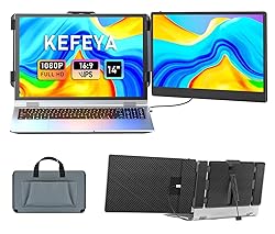 KEFEYA Laptop Screen Extender, 14" FHD 1080P IPS
