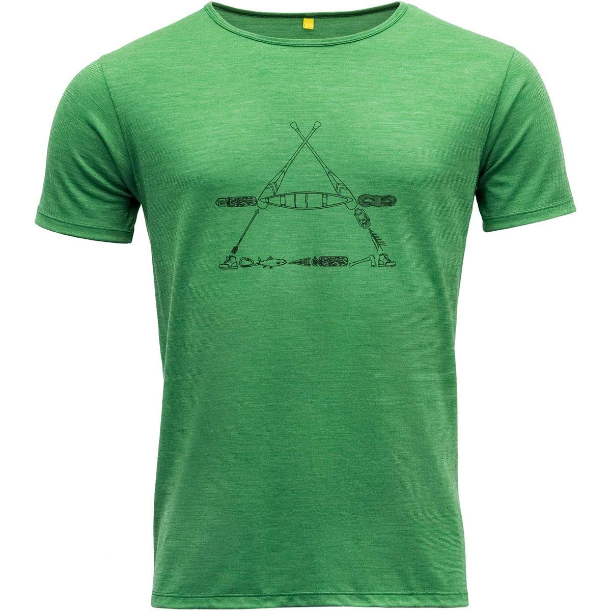 Devold Men's Vasset T-Shirt, green, XXL