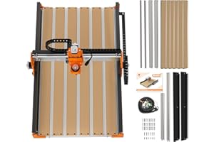 FoxAlien Y-axis 4080 Extension Kit for Masuter 3 CNC Router Machine, with Upgraded T-Slot Hybrid Spoilboard for Large Wood En