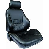 ProCar by Scat Rally Smooth Back Recliner Left Black Vinyl