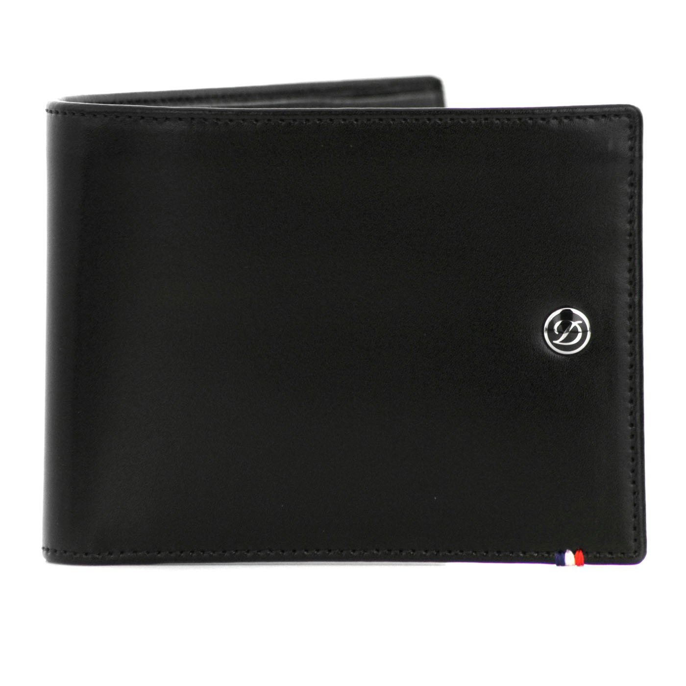 S.T Dupont D-180003 8 Credit Cards and ID Papers Billfold Wallet - Black