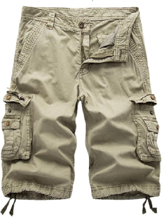 cotton twill cargo shorts