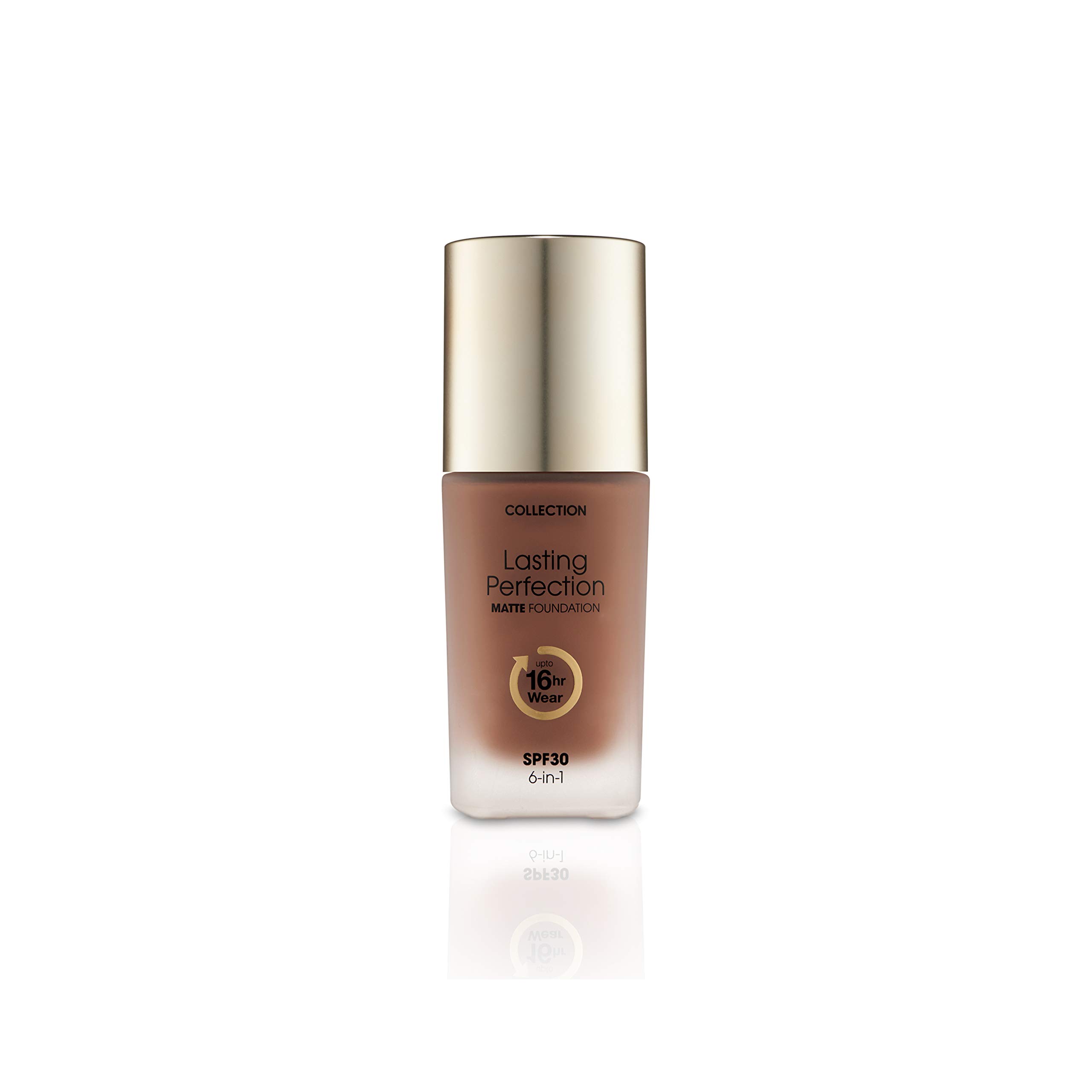 Collection Cosmetics Lasting Perfection Matte Foundation, Full Coverage, 27ml, Café