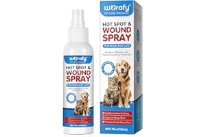 Hot Spot Treatment for Dogs, Natural Plant Extract Formula Gentle Wound Spray, Relieve Dry Skin, Scratching, Rashes, Redness,