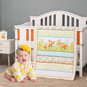 fox crib bedding boy