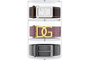 NIUBEE Belt Organizer, Acrylic 3 Layers Belt Case Storage Holder and Display for Accessories like Jewelry,Watch,Bracelets