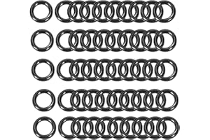 Ofowin [50 Pcs] Nitrile Rubber O-Rings 4mm OD 2mm ID 1mm Width, Metric Buna-N Sealing Gasket for Pressure Washer, Filter, Pump, Plumbing, Water Hose, air Pipe, Gauges, Automotive, Machine