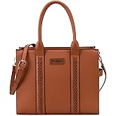 Montana West × Wrangler Large Tote Bags Purses for Women Work Top-Handle Handbags with Strap