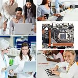Lodokdre B75 Desktop Motherboard M.2 NVME LGA 1155 DDR3 for i3 i5 CPU Cable view 8
