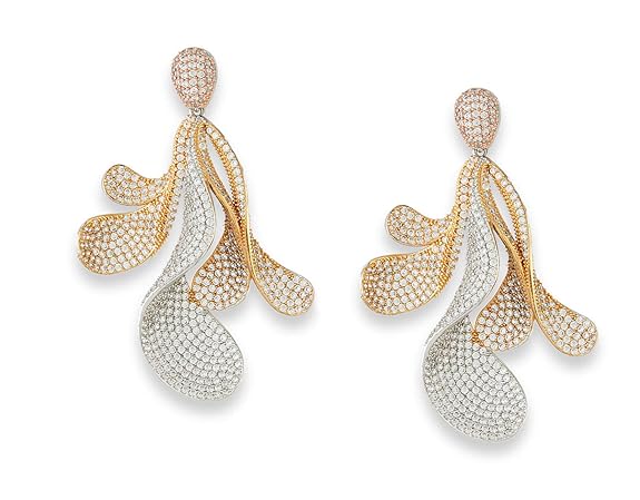 Silver Copper Robe Earrings for Women