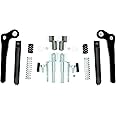 HECASA LH & RH Lever Kit Compatible with Bobcat Loader 751 753 763 773 7753 863 873 S130 S220 S250 S300 A220 A300 S100 S130 S150 S160 T110 Replacement for 6724776 6724775 Steel Black