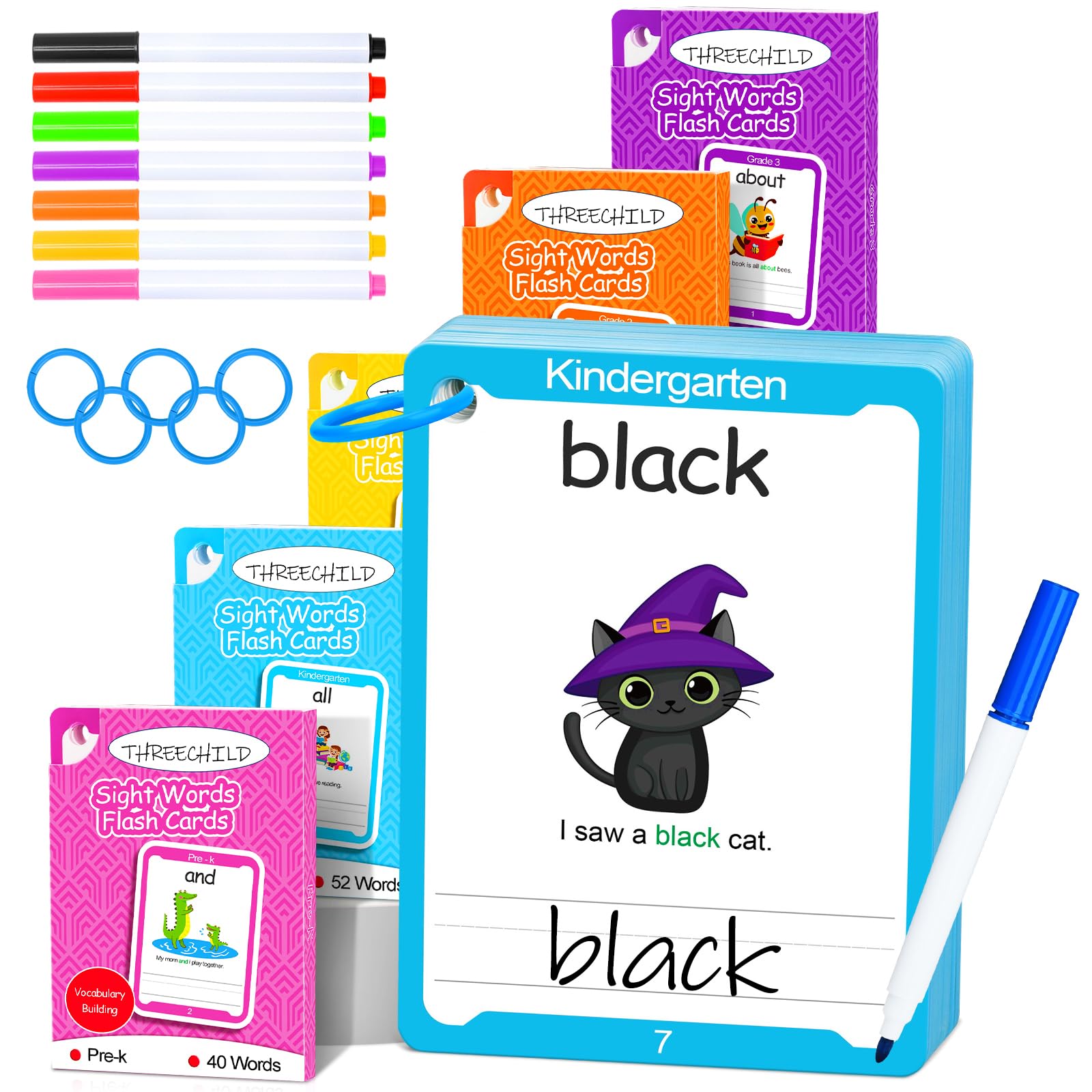 Mua Sight Words Flash Cards Kindergarten - 220 Dolch Sight Words for ...