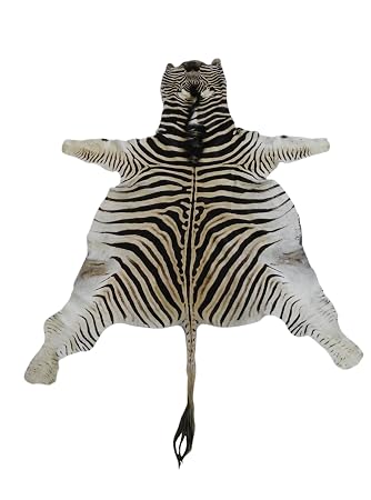 Zerimar Afrikanischer Zebrafell Teppich Natural Premium
