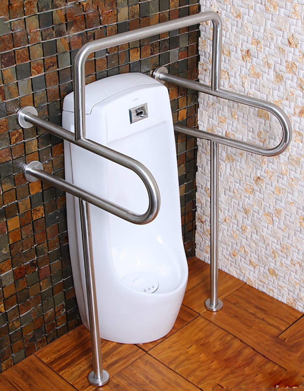 日本最大級 古いトイレの手すりのためのトイレ便器手すり脚1cmのステンレス鋼 B07cnpwk4f 100 の保証 Celebration Fl Us