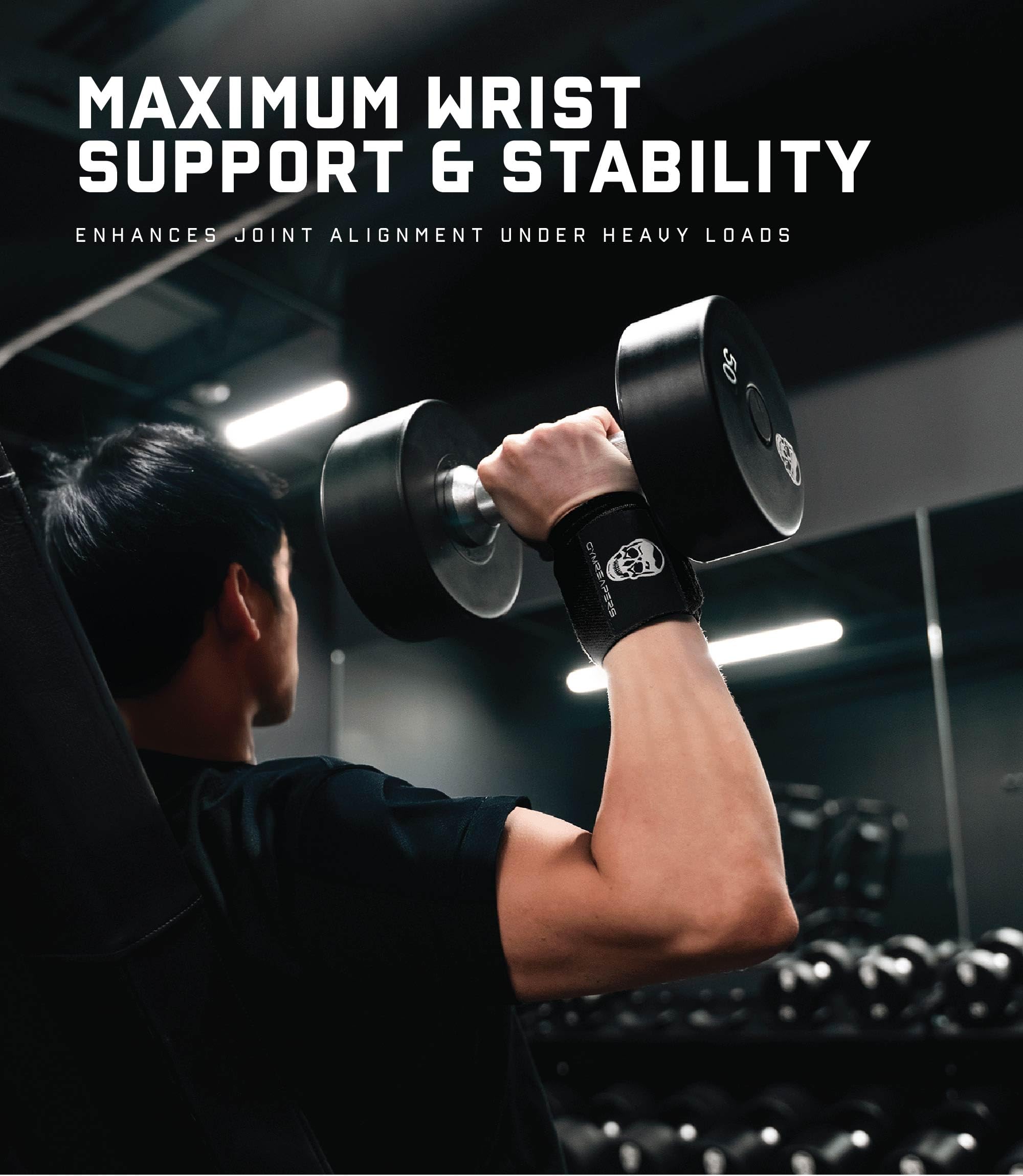 Gymreapers Weightlifting Wrist Wraps (IPF Approved) 18