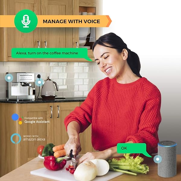 Nous A1 WiFi Enchufe inteligente con proteccion sobretension medidor consumo mando a distancia temporizador Programable Google Home Tuya smart life Alexa enchufes Kit plug domotica