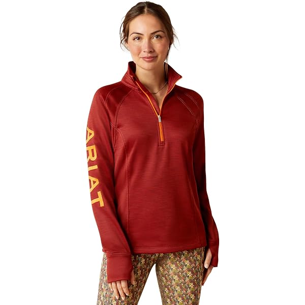 Sous-couche Manches Longues Femme Ariat Lowell 3.0 1/4 Zip – Neuf
