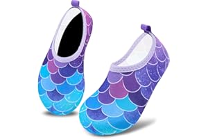 Deevike Kids Water Shoes Boys Grils Barefoot Quick Dry Aqua Socks Beach Shoes for Toddler Sports Swim Surf Outdoor Walking
