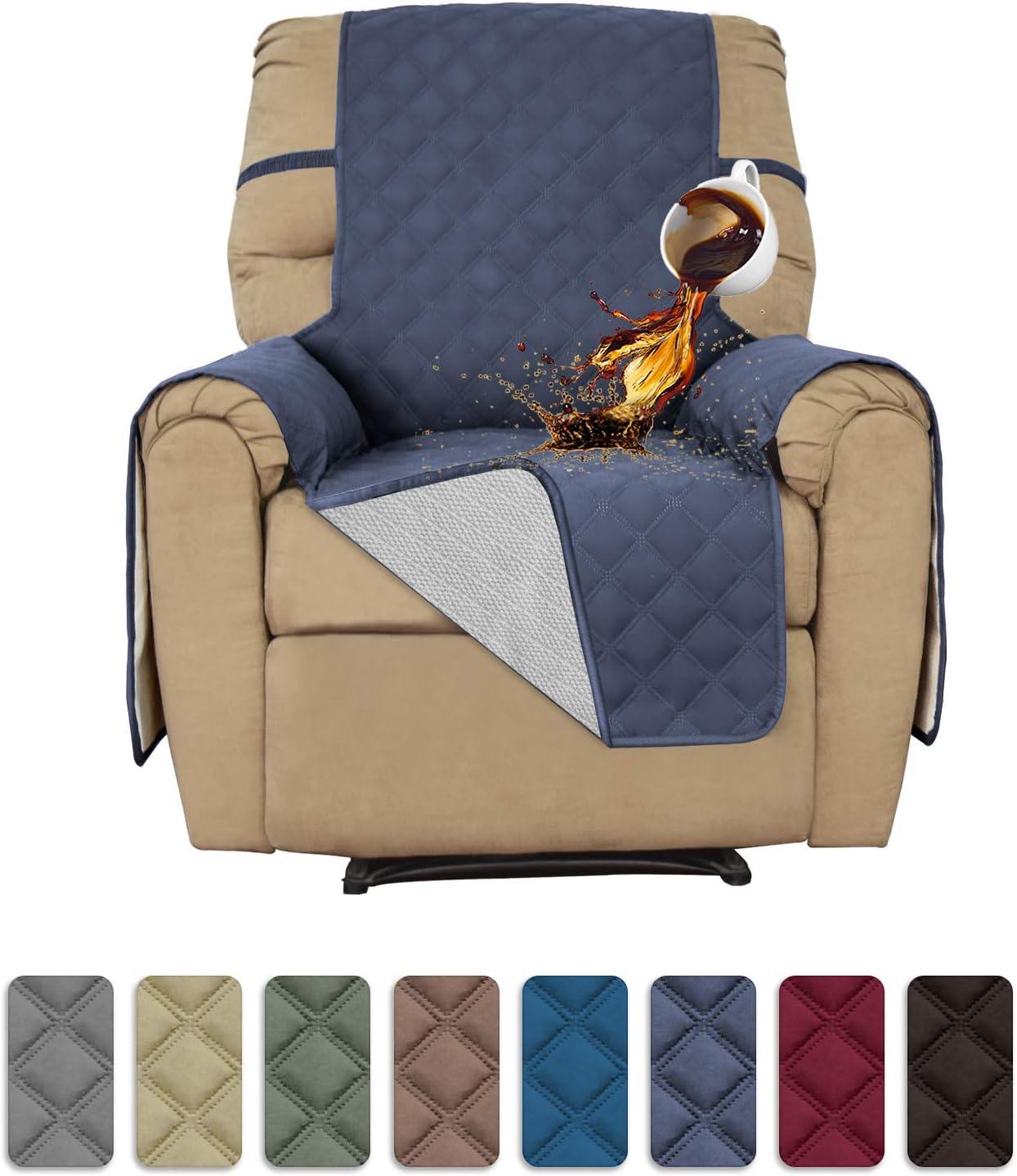 EasyGoing Sofa Slipcover Recliner Cover Waterproof Couch