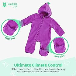 Fleece Baby Bunting Bodysuit – Infant One Piece