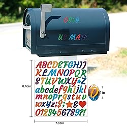Llewyn 730 Pieces 10 Sheets Letter Stickers,Self