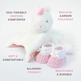 Baby Box Shop Newborn Essentials Gift Set for Girls Unicorn Comforter Pink view 3