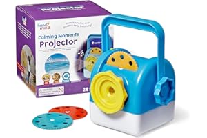 hand2mind Calming Moments Projector, Toddler Night Light, Projector for Kids Room, Kids Yoga Supplies, Social Emotional Learning Activities, Mindfulness Tools, Calming Toys, Play Therapy Toys