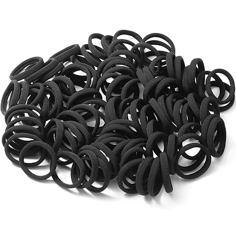 Buy Seamless 8mm High Elastic Cotton Stretch Hair Ties Bands Rope