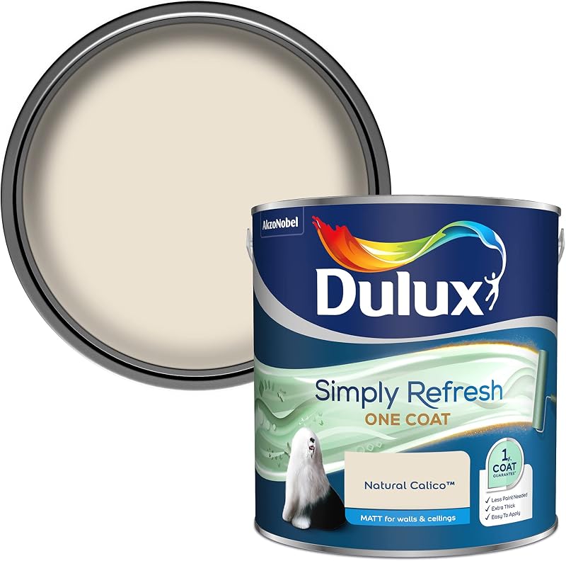 Dulux Simply Refresh Matt Emulsion Paint Natural Calico 2.5L