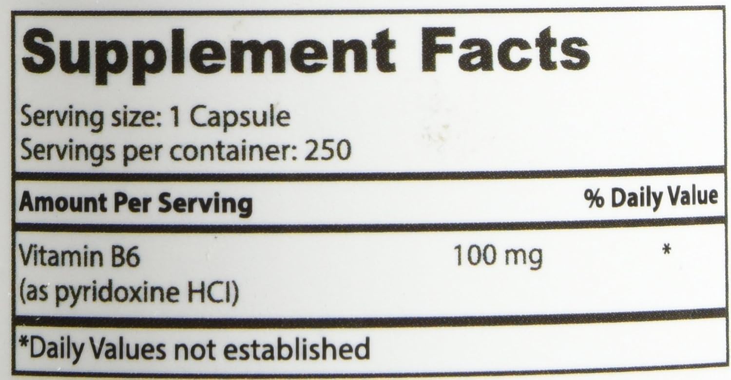 Superior Labs — Best Vitamin B6 Dietary Supplement — 50 mg Dosage ,120 Vegetable Capsules —Supports Immune System Health — Healthy Brain Function — Cardiovascular Health Support: Health & Personal Care