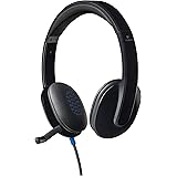 Logitech High-performance USB Headset H540 for Windows and Mac, Skype Certified