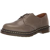 Dr. Martens Mens 1461 3 Eye Shoe, Olive Carrara, 7