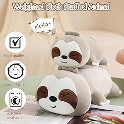 SQEQE Weighted Sloth Plush, Weighted Sloth Stuffed