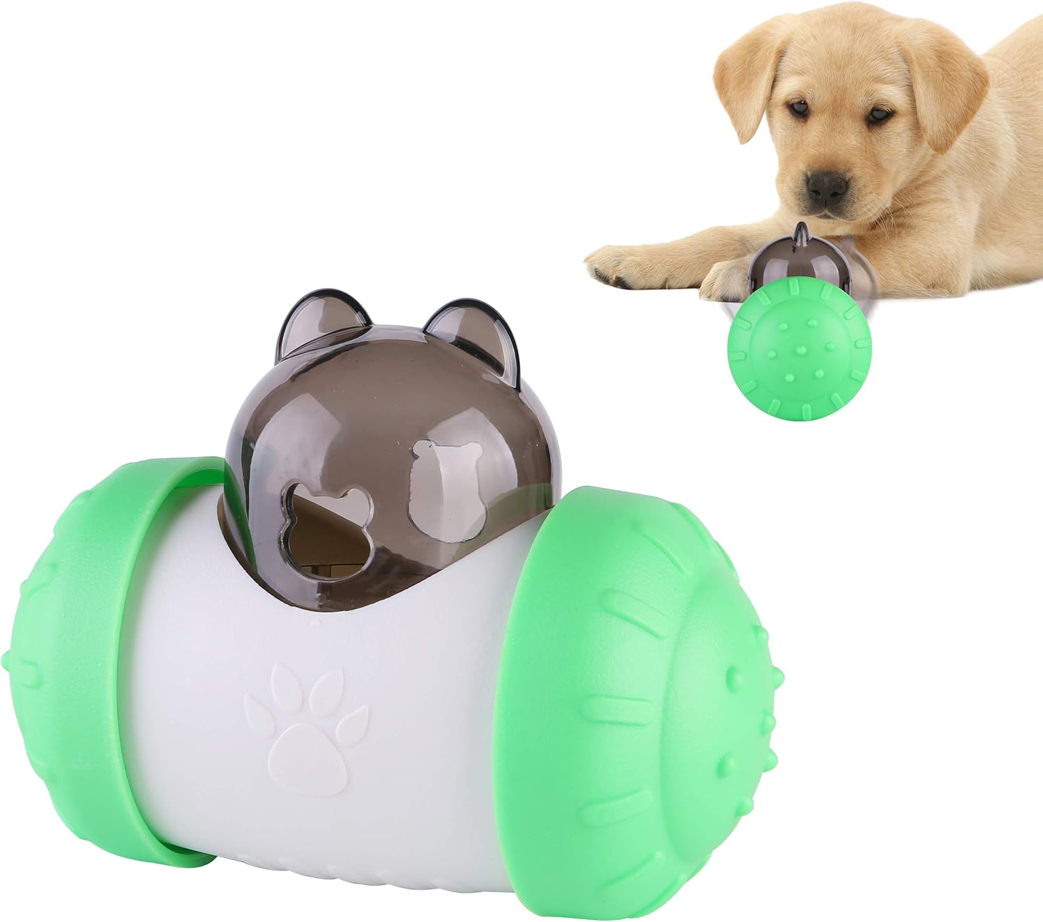 brdonsuper Pet Dog Wobble Ball Slow Feeder Interactive,Wobble Dog Puzzle Toys,IQ Dog Treat Ball,Dog Food Dispenser for Large Medium Dogs