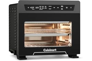 Cuisinart Toaster Oven Air Fryer with Air Fry, Toast, Bake, Broil, Roast and Warm Options, 4 Presets, 150 to 450°F, Large Cap