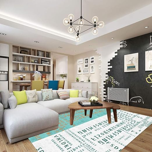 Amazon Co Jp Scandinavian Rug Carpet Rug Fashionable Nordic Washable Rug Modern Washable 31 5 X 47 2 Inches 80 X 120 Cm Shaggy Rug Washable Living Room Square Collar Living Room Stylish Modern Hot Carpet