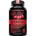 Nutratology Berberine Supplement | Canadian-Made | Max Potency 500MG Per Capsule - Supports Glucose Metabolism & Healthy Bloo