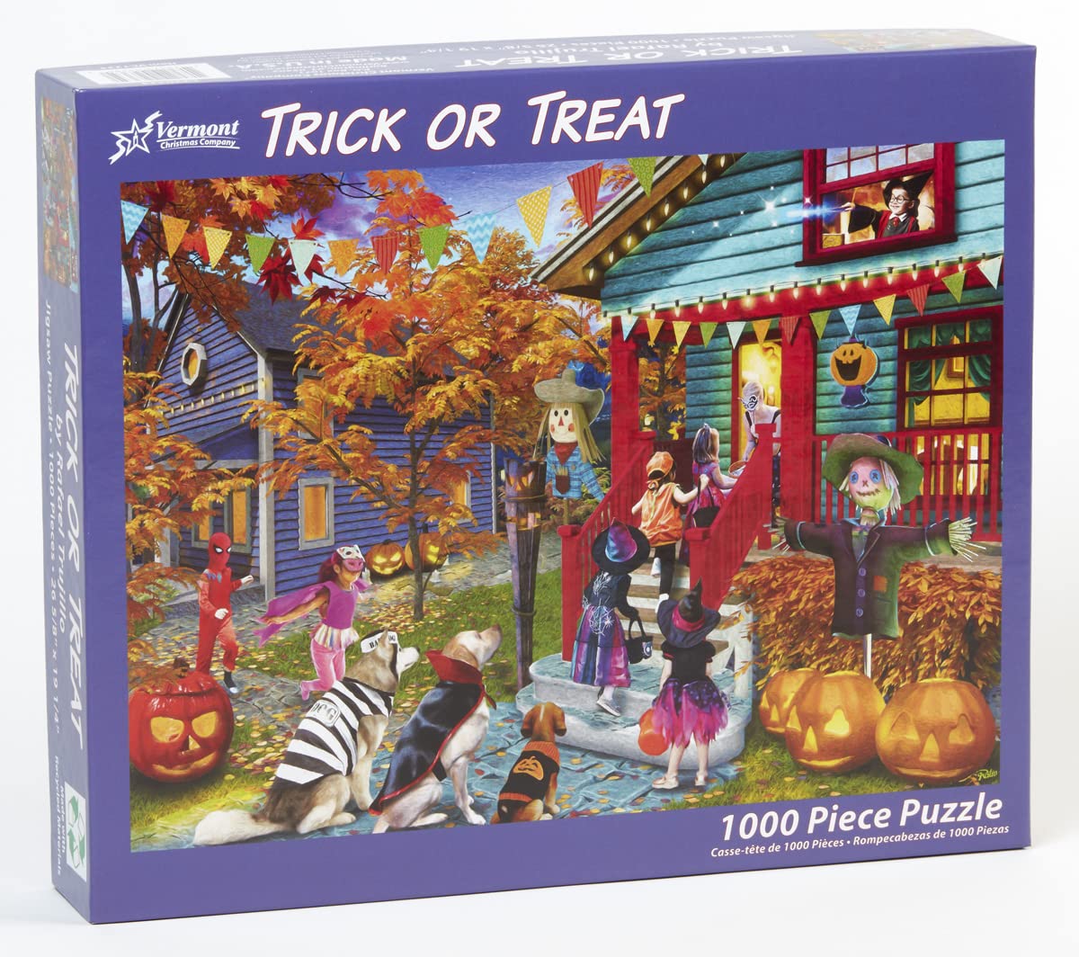 Vermont Christmas Company Trick or Treat Halloween Jigsaw Puzzle 1000 Piece