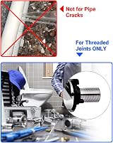 VCE PTFE Tape 12mm x 13m Plumbers Tape with Snap-On Cover view 3