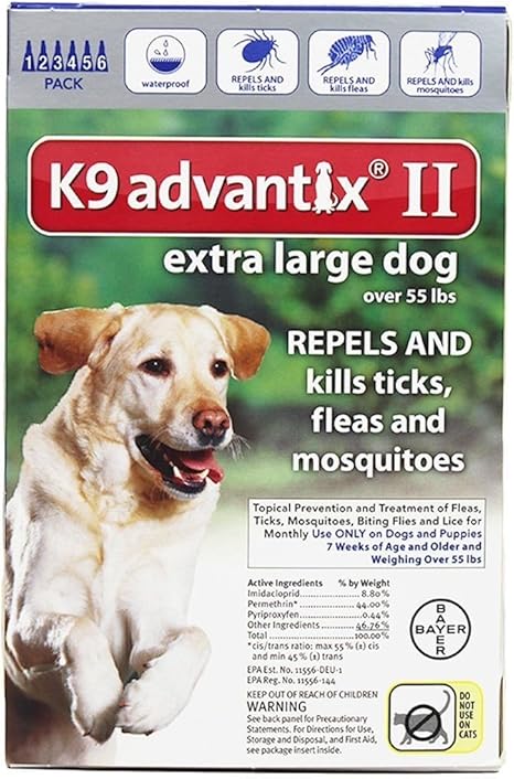 advantix extra large dog 6 pack