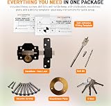 Gatemate 1490196 70mm Long Throw Gate Lock Double Locking 5 Keys view 7