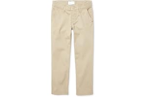The Children's Place Girls' Uniform Bootcut Chino Pants