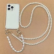 iPhone・スマホケース ABOE Lovely Logo Gel Hard Case + Pearl Strap SET 4BKS210 ABOE Lovely Logo Gel Hard Case + Pearl Strap SET 4BKS210