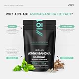 Alpha01 Ashwagandha Extract 5000mg 12.5mg Withanolides 120 Caps BioPerine view 2