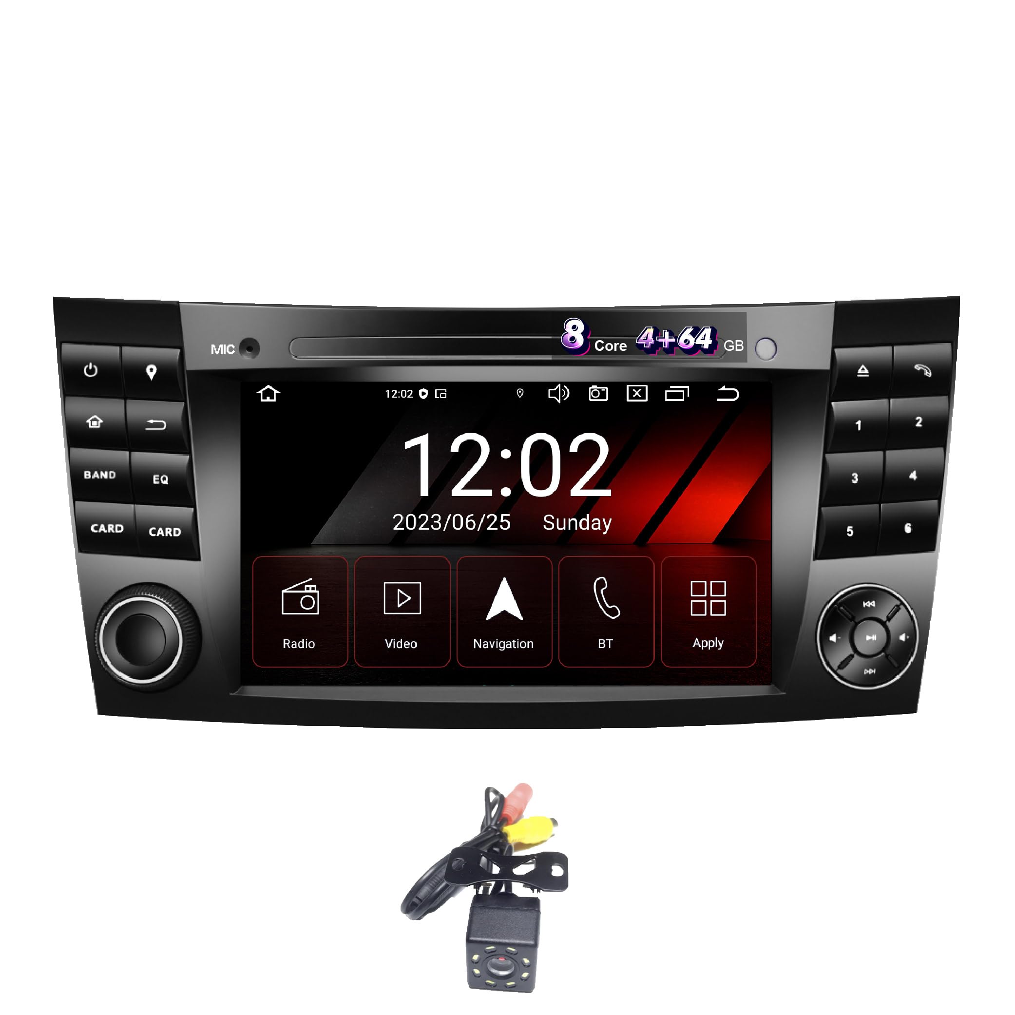 Photo 1 of AMASE AUDIO Android 14 Car Radio 7inch for Benz W211 W463 W209 W219, Octa Core (4GB+64GB), Wireless Carplay Android Auto, DSP+, Support 4G WiFi BT 5.0 GPS navi SIM Card Insert