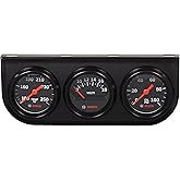 BOSCH SP0F000054 Style Line 2" Triple Gauge Kit Kit - Clean Easy to Read Look with Black Dial Face and Black Bezel